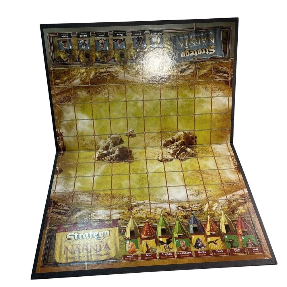 Stratego Narnia Game Board Replacement Part 1/2 Fold or Room Decor u